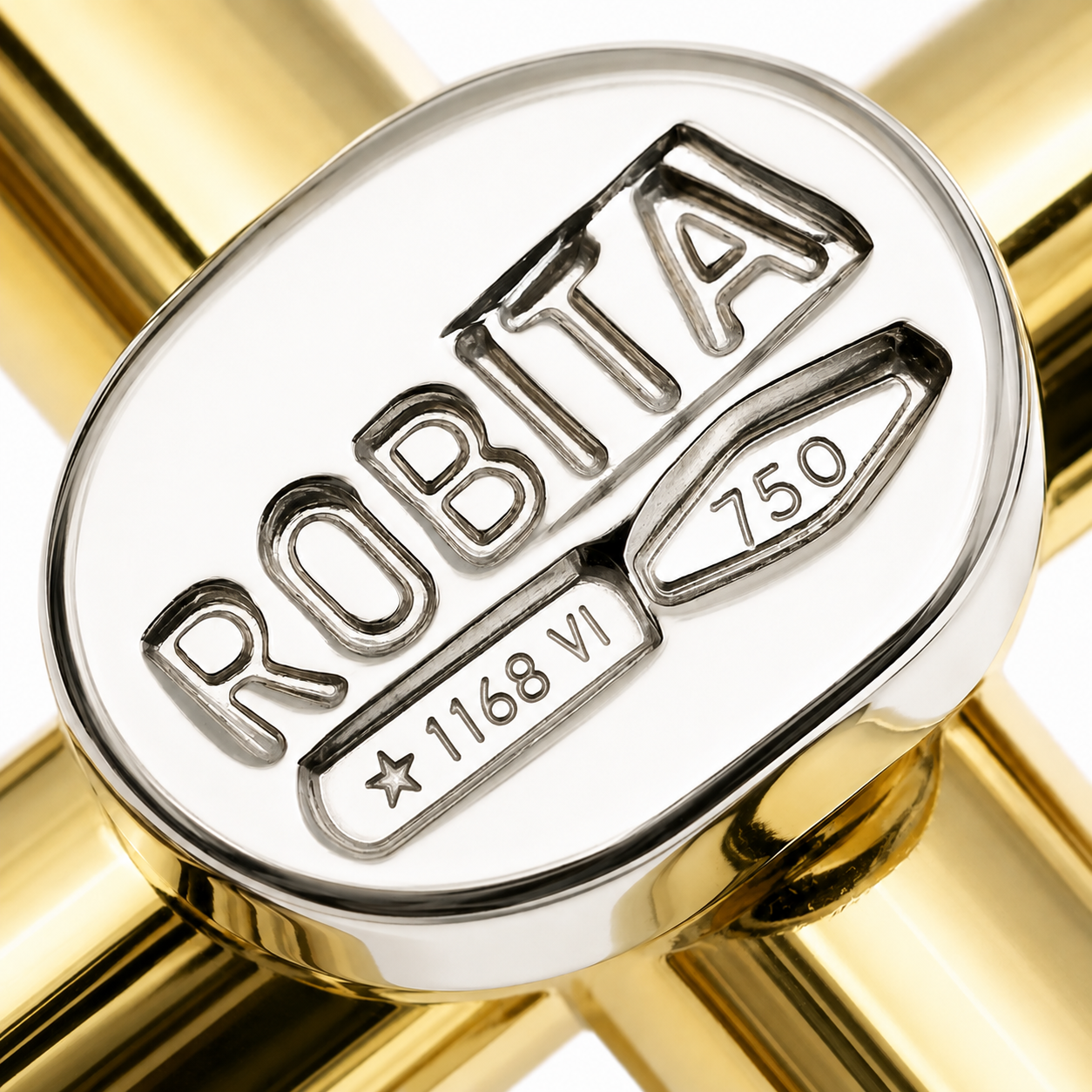 Ciondolo - 18 carati Oro giallo, Oro bianco - 0.30ct. tw. Zaffiro - Made in Italy - Robita