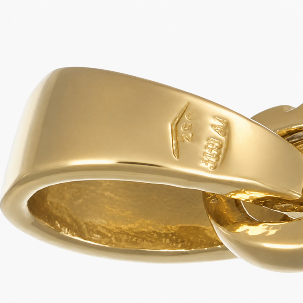 Ciondolo - 18 carati Oro giallo, Oro bianco - 0.345ct. tw. Diamante (Naturale) - Made in Italy - Handmade