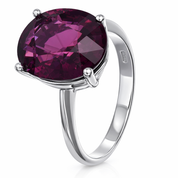 Anello - 18 carati Oro bianco - 4.20ct. tw. Tormalina