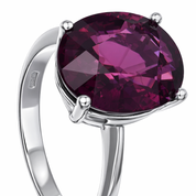 Anello - 18 carati Oro bianco - 4.20ct. tw. Tormalina