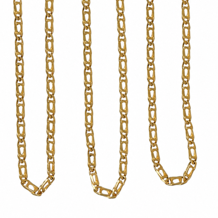 Collana - 18 carati Oro giallo - Made in Italy - Handmade