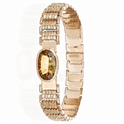Bracciale - 18 carati Oro giallo - 10.00ct. tw. Quarzo - Made in Italy - Handmade