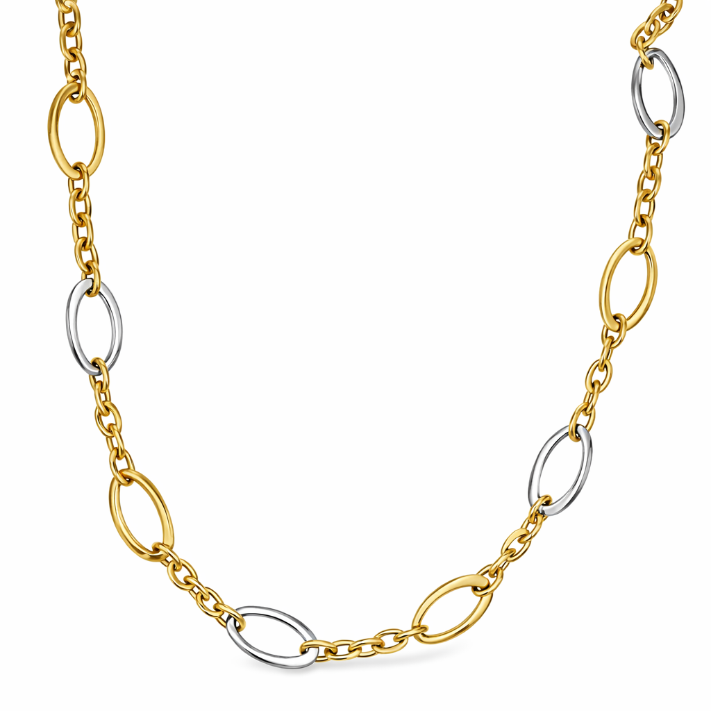 Collana - 18 carati Oro giallo, Oro bianco