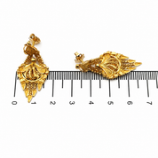Orecchini - 22 carati Oro giallo - Made inItaly - Handmade