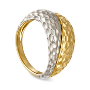 Anello in Oro Giallo ,Oro Bianco 18 carati