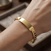 Bracciale - 18 carati Oro giallo - Made in Italy - Handmade