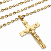 Collana con ciondolo - 18 carati Oro giallo - Made in Italy - Handmade