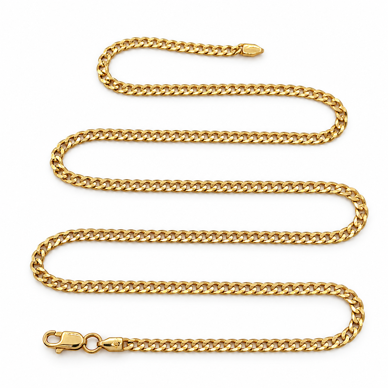Necklace - 18 karat Yellow gold - Made in Italy - Handmade