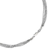 Collana con ciondolo - 18 carati Oro bianco - 0.30ct. tw. Diamante (Naturale)