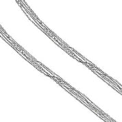 Collana con ciondolo - 18 carati Oro bianco - 0.30ct. tw. Diamante (Naturale)