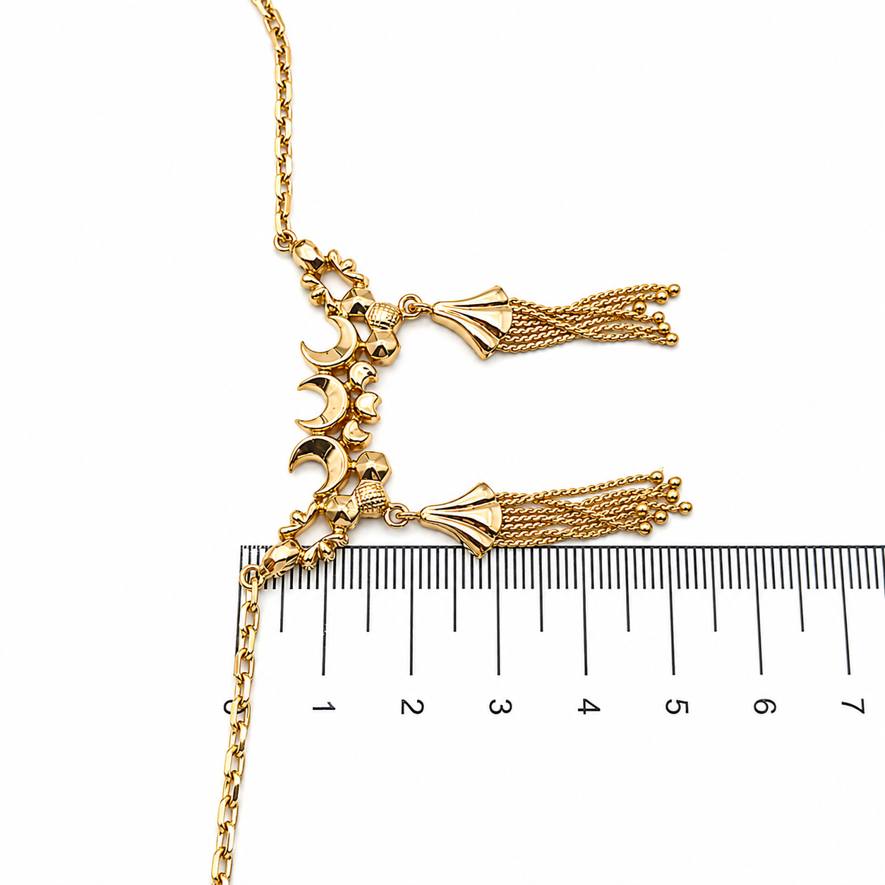 Collana con ciondolo - 18 carati Oro giallo - Made in Italy - Handmade