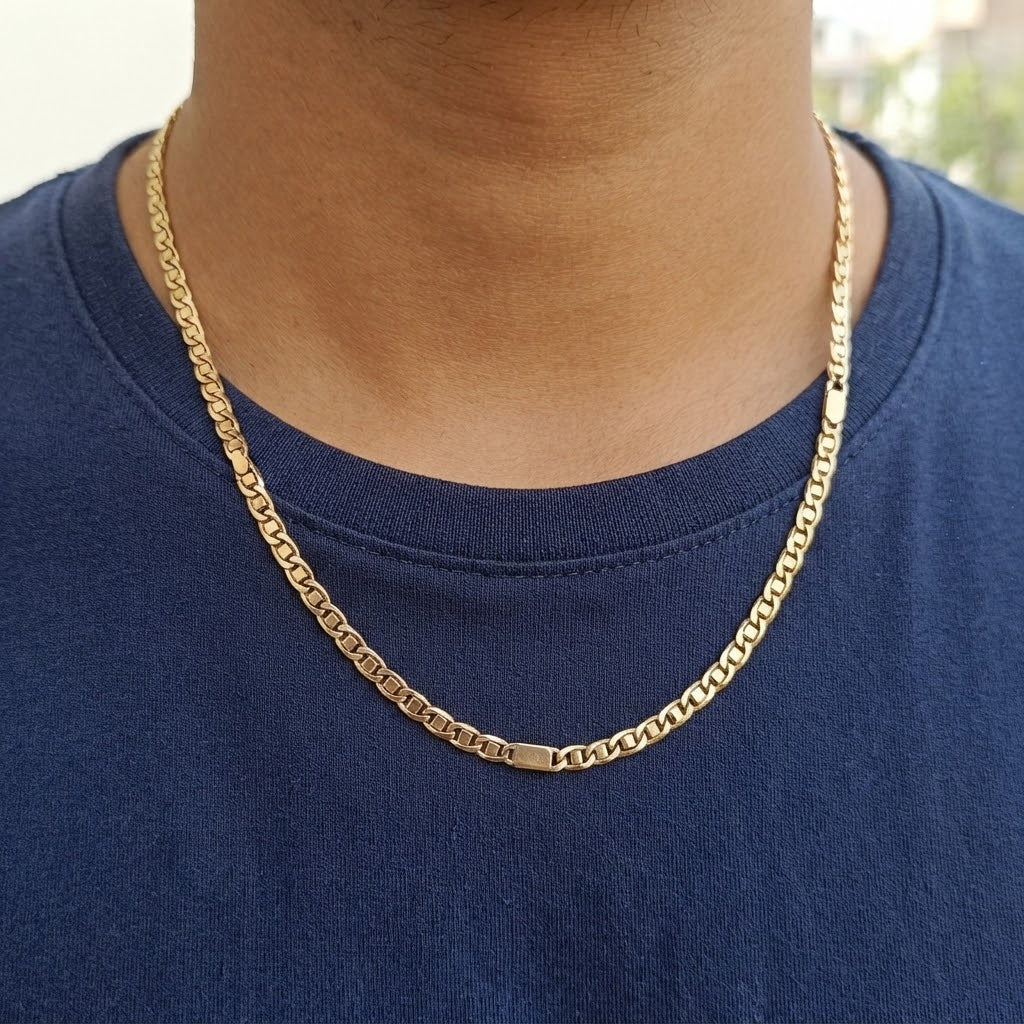 Collana - 18 carati Oro giallo - Made in Italy - Handmade