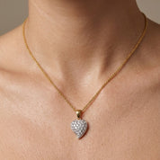 Collana con ciondolo - 18 carati Oro bianco, Oro giallo - 0.675ct. tw. Diamante (Naturale)