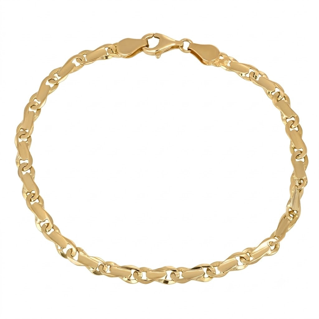Bracciale - 18 carati Oro giallo - Made in Italy - Handmade