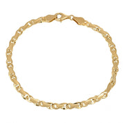 Bracciale - 18 carati Oro giallo - Made in Italy - Handmade