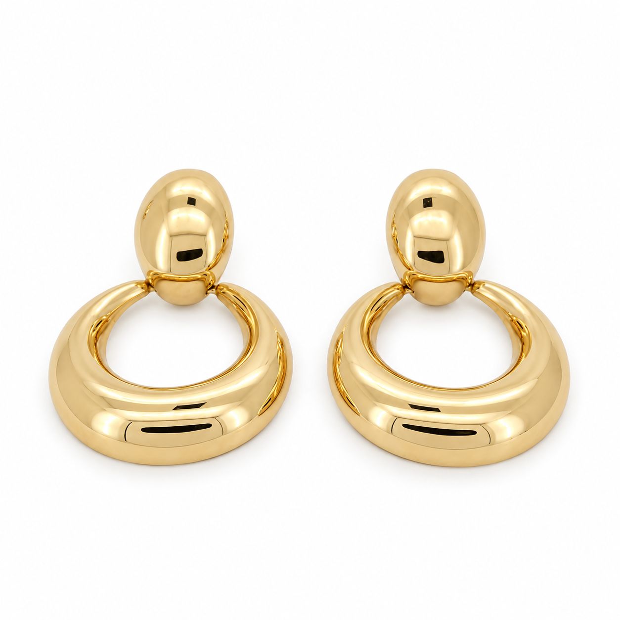 Orecchini - 18 carati Oro giallo - Made in Italy