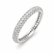 Anello - 18 carati Oro bianco - 1.50ct. tw. Diamante (Naturale) - Made in Italy - Handmade