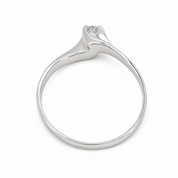 Anello - 18 carati Oro bianco - 0.11ct. tw. Diamante (Naturale) - Made in Italy - Etarné