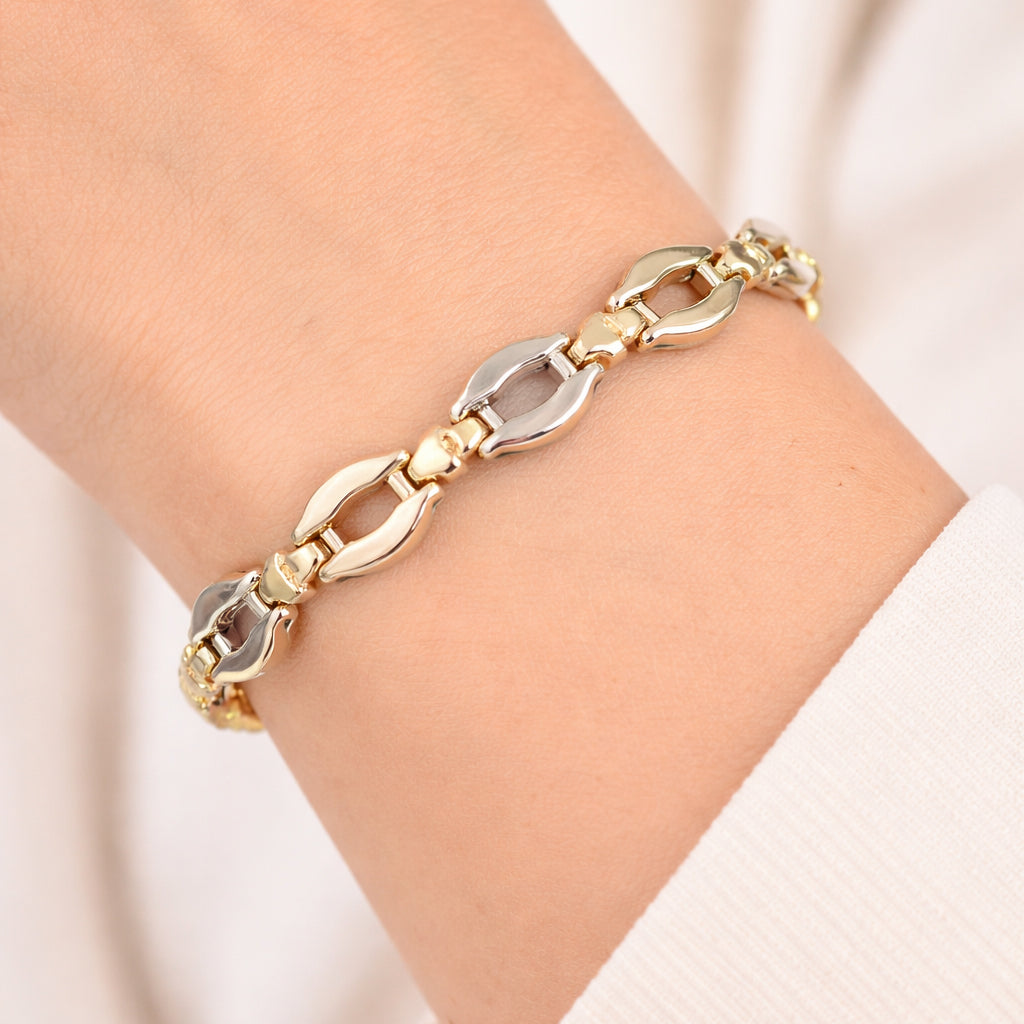 Bracciale - 18 carati Oro giallo, Oro bianco