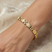 Bracciale - 18 carati Oro giallo - Made in Italy - Handmade