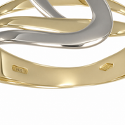 Anello - 18 carati Oro bianco, Oro giallo - Made in Italy - Handmade