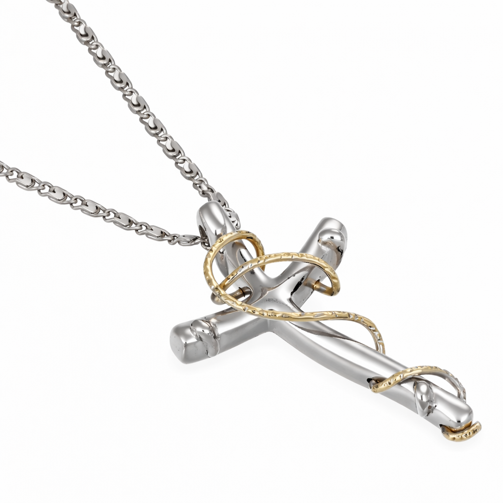Collana con ciondolo - 18 carati Oro bianco, Oro giallo