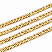 Necklace - 18 karat Yellow gold - Made in Italy - Handmade