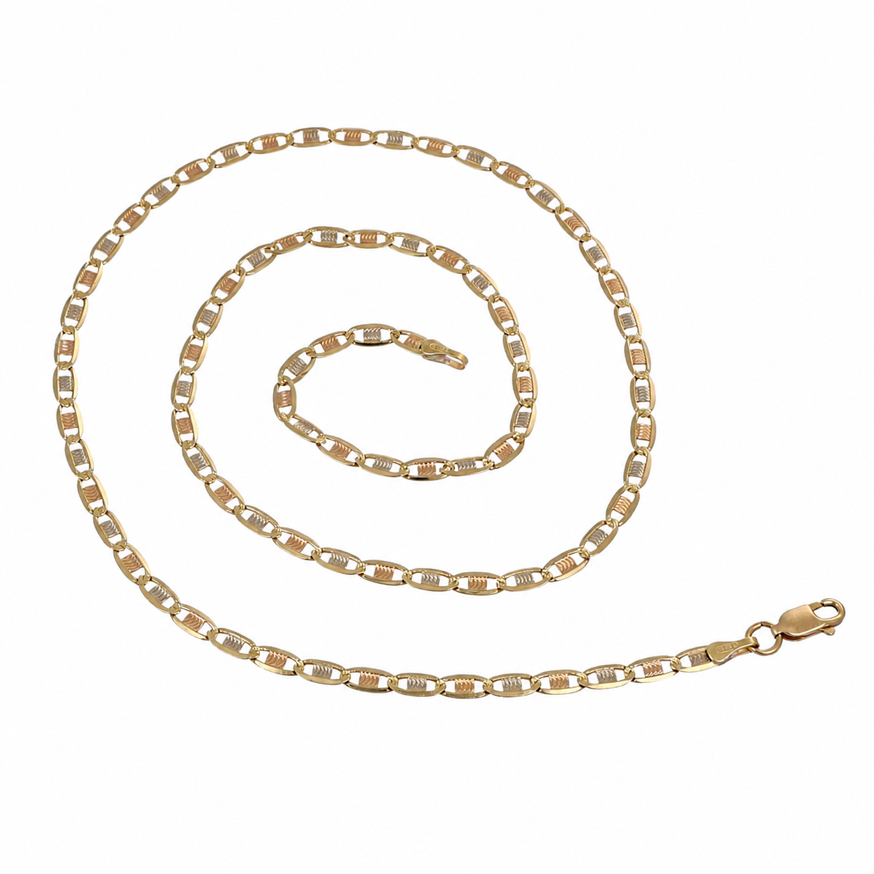 Collana - 18 carati Oro giallo, Oro bianco, Oro rosa - Made in Italy - Handmade