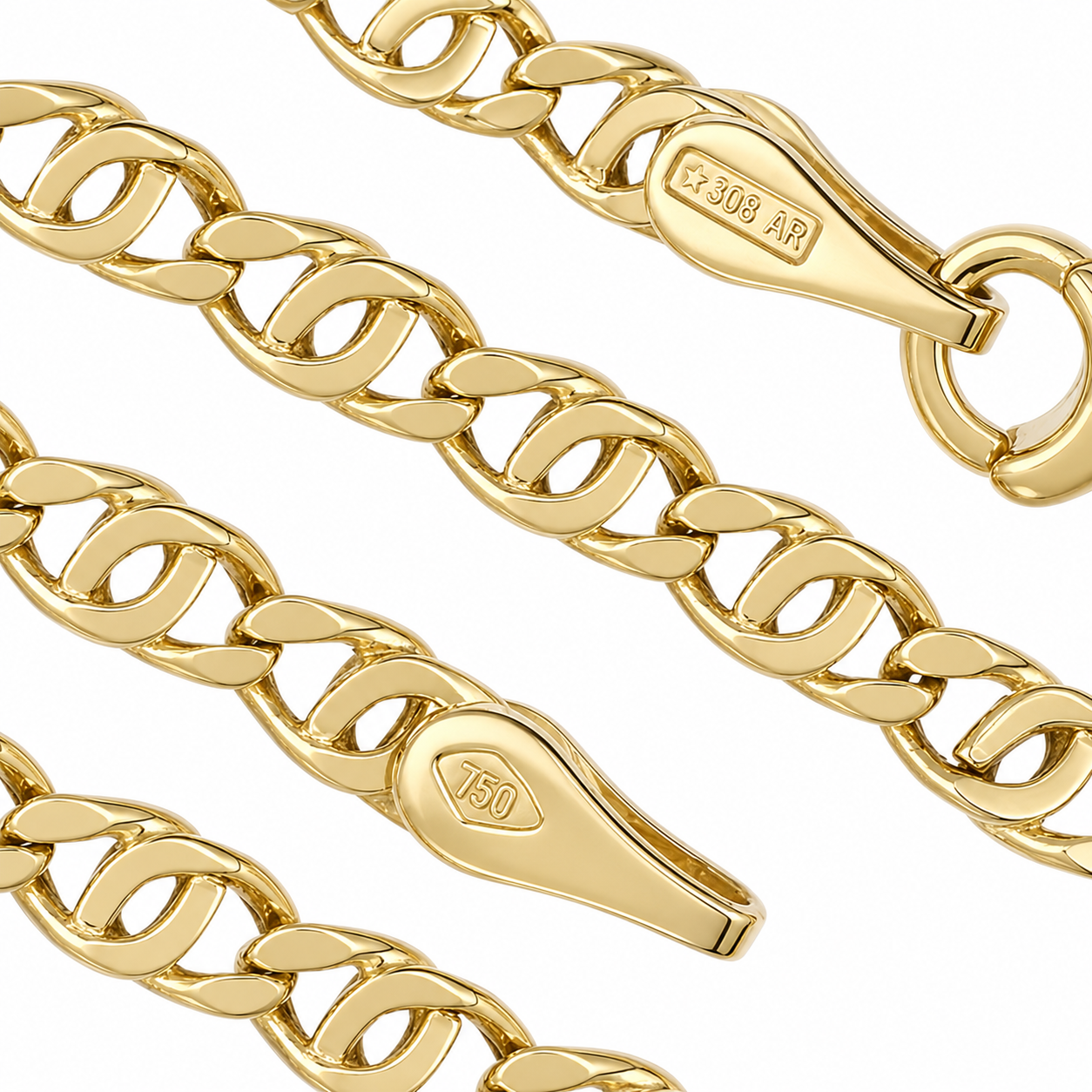 Bracciale - 18 carati Oro giallo - Handmade - Made in Italy