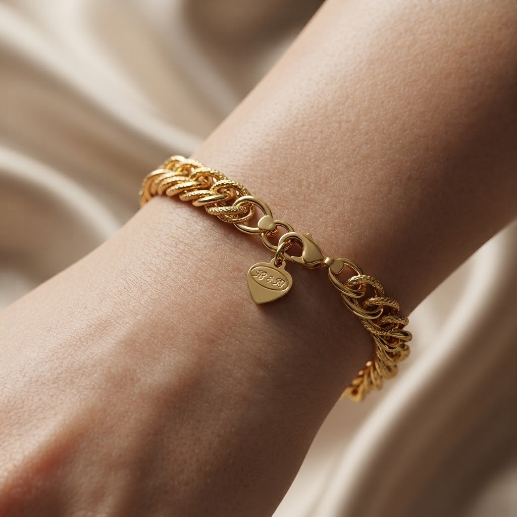 Bracciale - 18 carati Oro giallo - Made in Italy