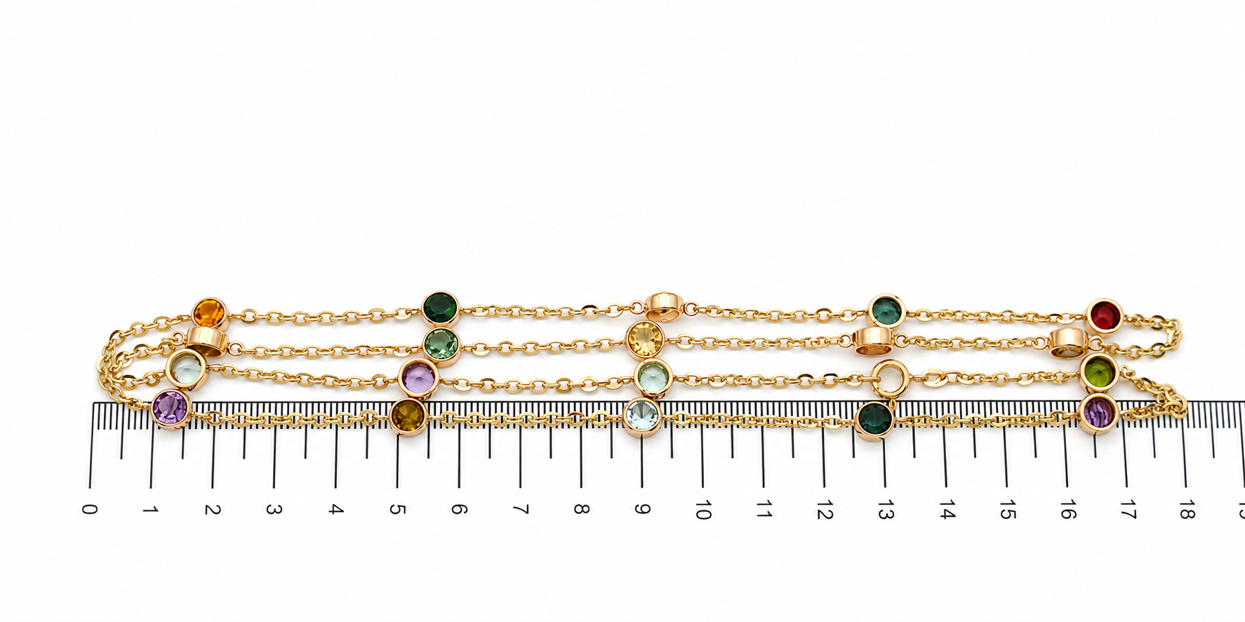 Collana - 18 carati Oro giallo - 7.60ct. tw. Topazio