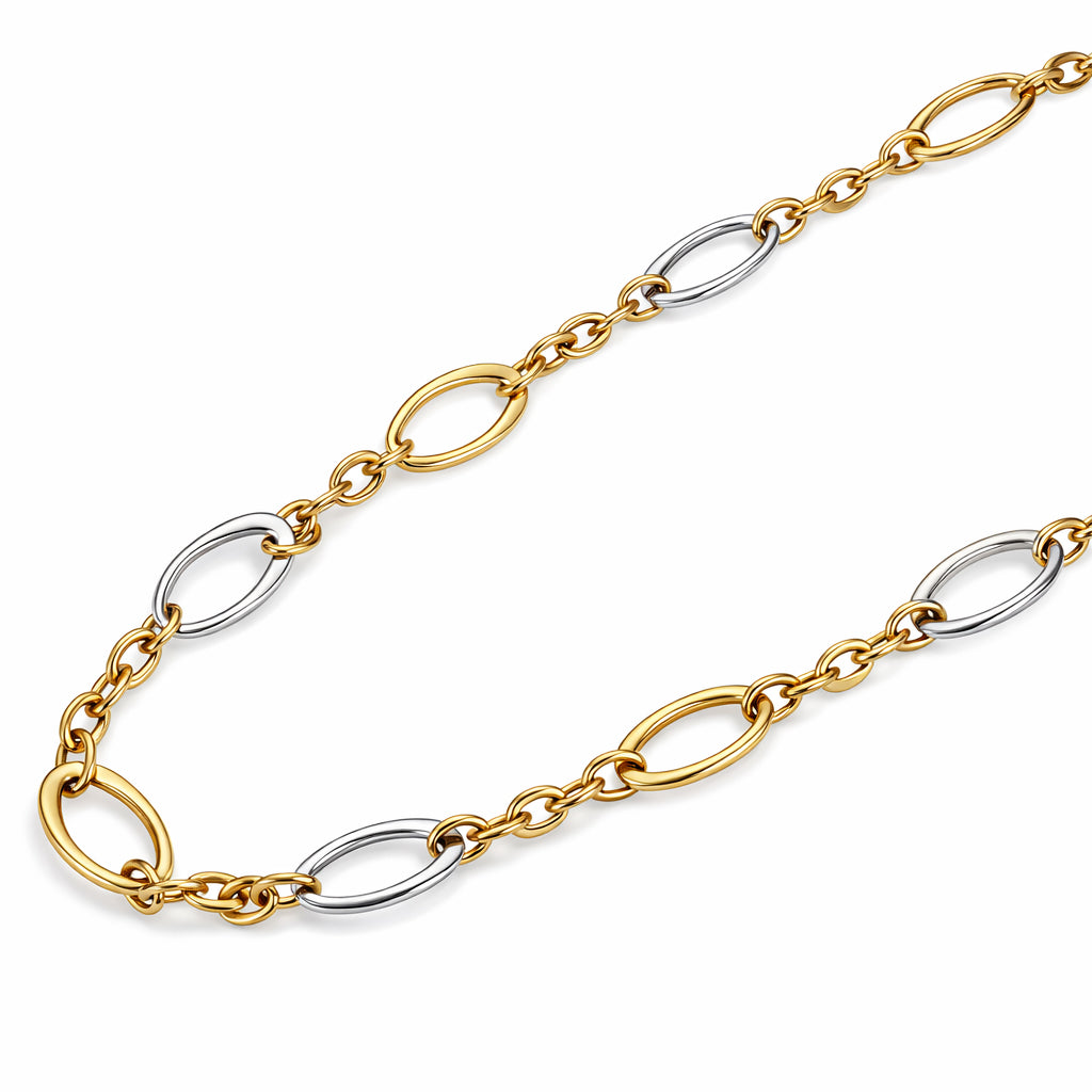 Collana - 18 carati Oro giallo, Oro bianco