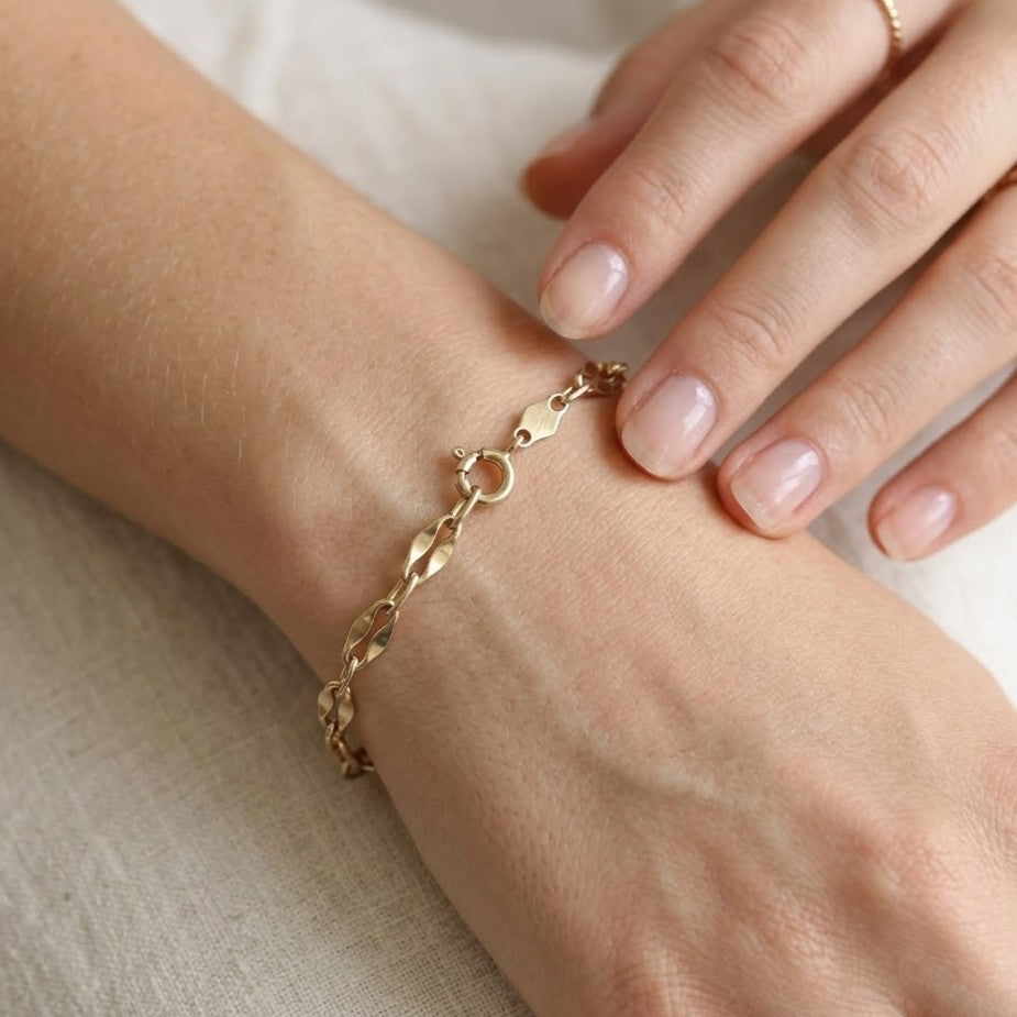 Bracciale - 18 carati Oro giallo - Handmade - Made in Italy