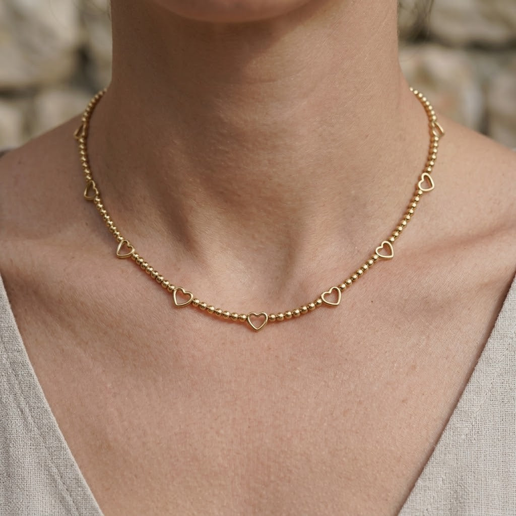 Collana - 18 carati Oro giallo - Made in Italy - Handmade