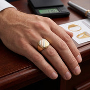 Anello - 18 carati Oro giallo, Oro bianco, Oro rosa - Made in Italy - HandMade