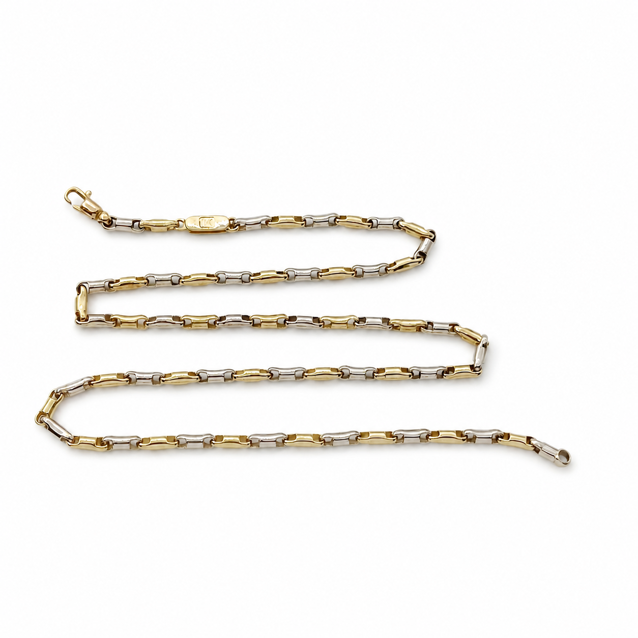 Collana - 18 carati Oro giallo, Oro bianco - Made in Italy - Handmade