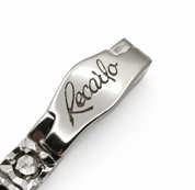 Bracciale - 18 carati Oro bianco Onice - Diamante - Made in Italy - Handmade