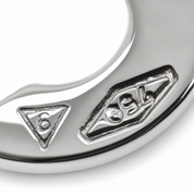 Collana con ciondolo - 18 carati Oro bianco - 0.35ct. tw. Diamante (Naturale) - Diamante - Made in Italy - Handmade