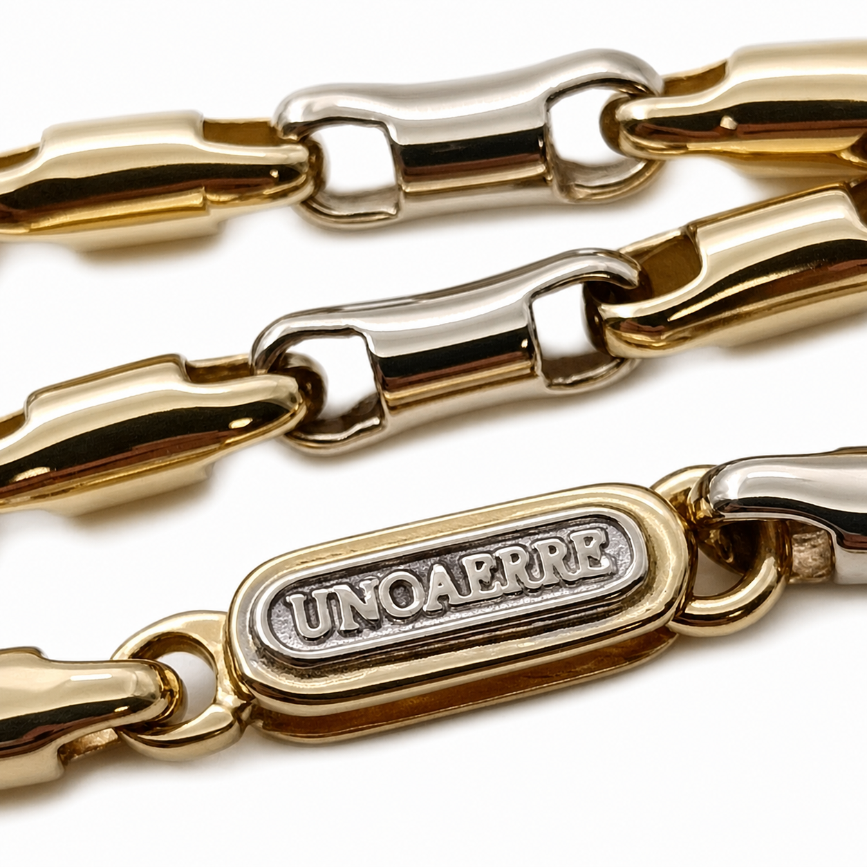 Collana - 18 carati Oro giallo, Oro bianco - Made in Italy - Handmade