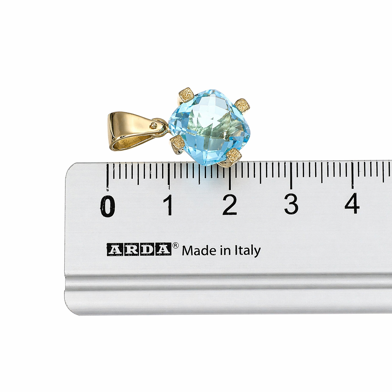 Ciondolo - 18 carati Oro giallo - 7.00ct. tw. Topazio - Made in Italy - Handmade