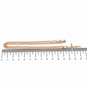 Collana con ciondolo - 14 carati Oro rosa, Oro bianco - Made in Italy - Handmade