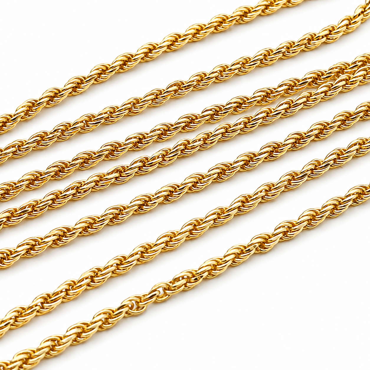 Collana - 18 carati Oro giallo, Oro bianco - Made in Italy - Handmade