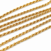 Collana - 18 carati Oro giallo, Oro bianco - Made in Italy - Handmade