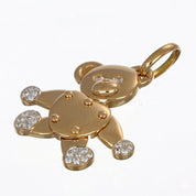 Ciondolo - 18 carati Oro giallo - 0.15ct. tw. Diamante (Naturale) - Made in Italy - Handmade