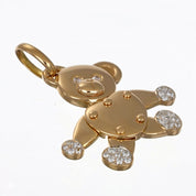 Ciondolo - 18 carati Oro giallo - 0.15ct. tw. Diamante (Naturale) - Made in Italy - Handmade