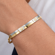 Bracciale - 18 carati Oro giallo, Oro bianco