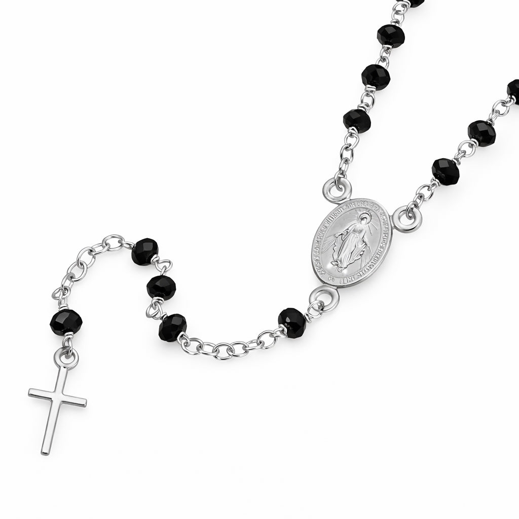 Collana - 18 carati Oro bianco - 6.90ct. tw. Onice