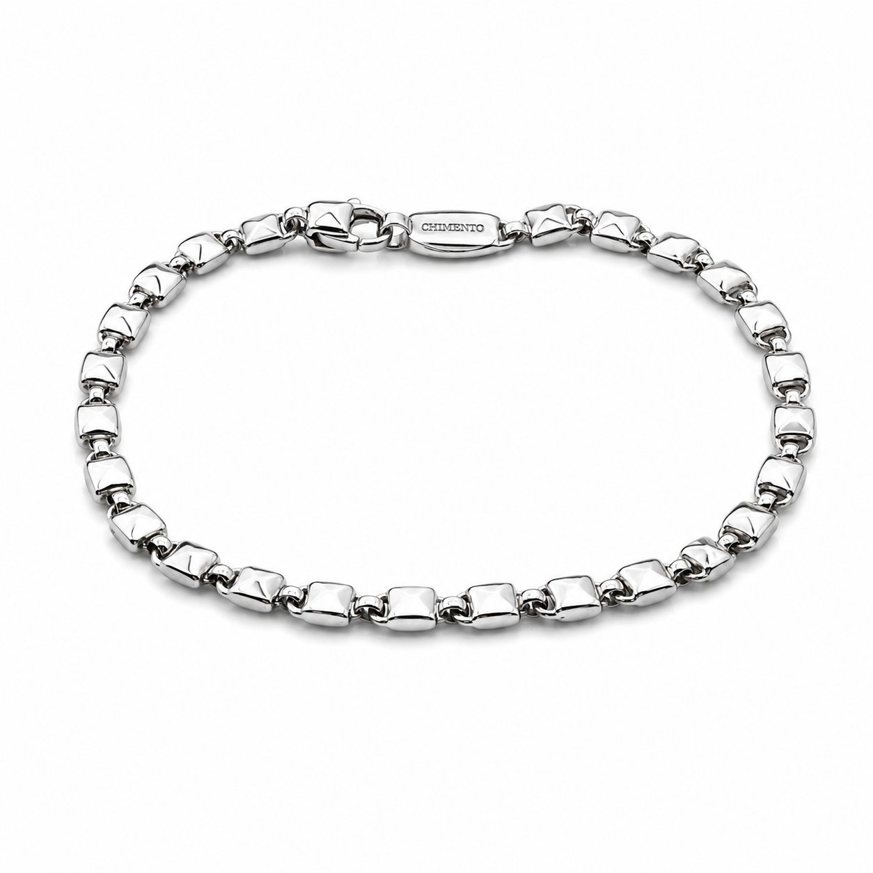 Bracelet - 18 carat White gold - Made in Italy - Handmade