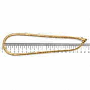 Collana - 18 carati Oro giallo - 0.15ct. tw. Diamante (Naturale) - Made in Italy - Handmade