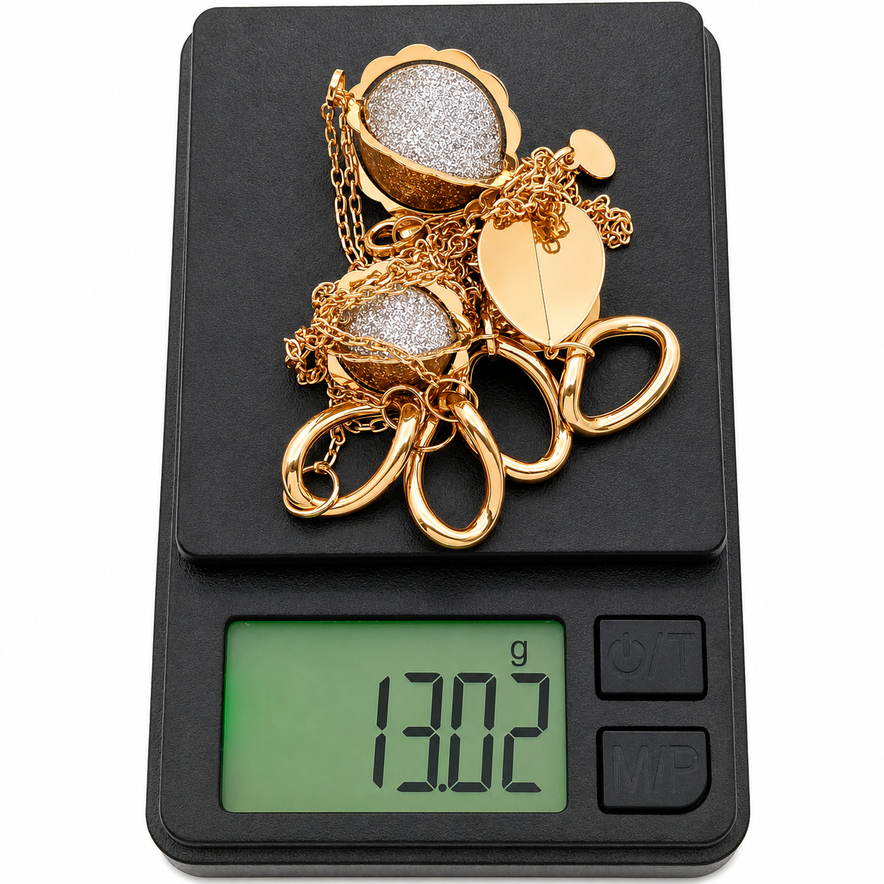 Collana in Oro giallo, Oro rosa, Oro bianco 18 carati